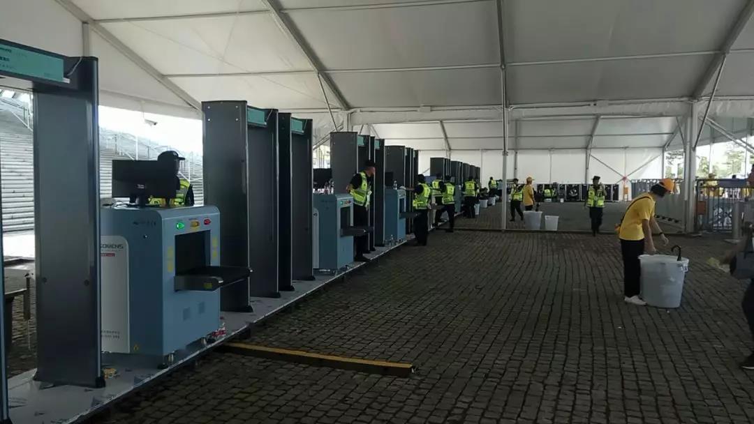 華為鴻蒙系統全球發布會采用守門神安檢設備